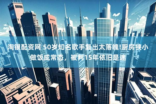 淘银配资网 50岁知名歌手复出太落魄!厨房狭小做饭成常态，被判15年依旧是迷